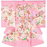 産着 お宮参り用品 着物 女の子 あこがれゆめ　ゆんぴ Amazon.co.jp: [あこがれゆめ] お宮参り 女の子 着物 女児祝着